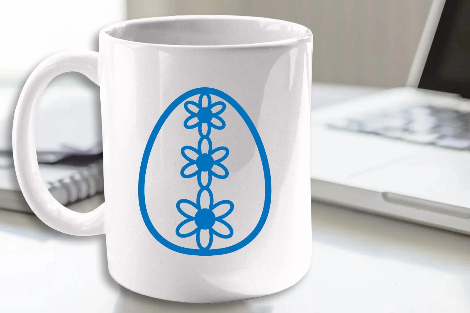 Easter Egg SVG Laser file, Plotter file - Image 2