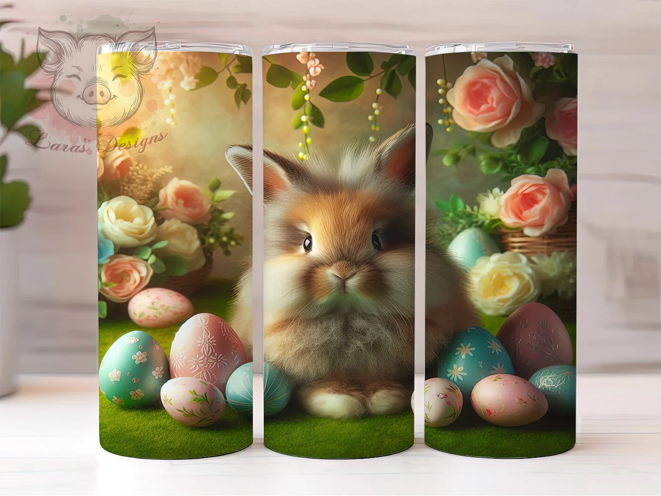 Easter Rabbit Egg Basket Tumbler, Easter Bunny Tumbler, Cute Rabbit Wrap, Stylish 20oz Wrap, Sublimation Design, Trendy Gift Idea, Inspirational Easter Tumbler
