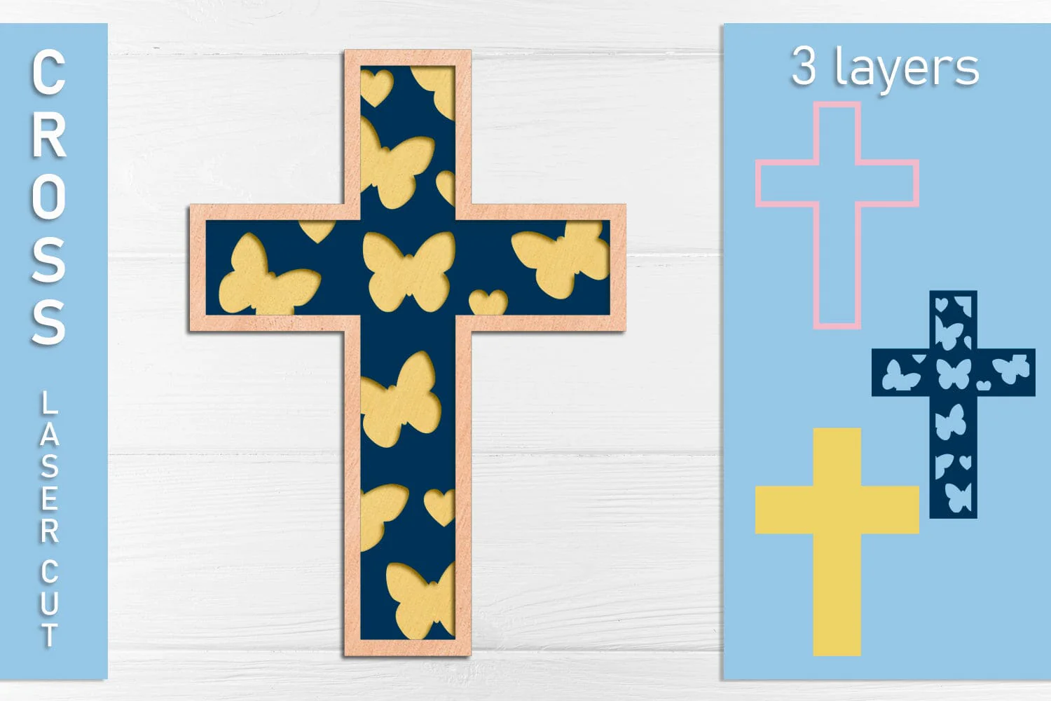 Easter set with bookmarks, gnome, egg, Layered paper craft template - Image 4