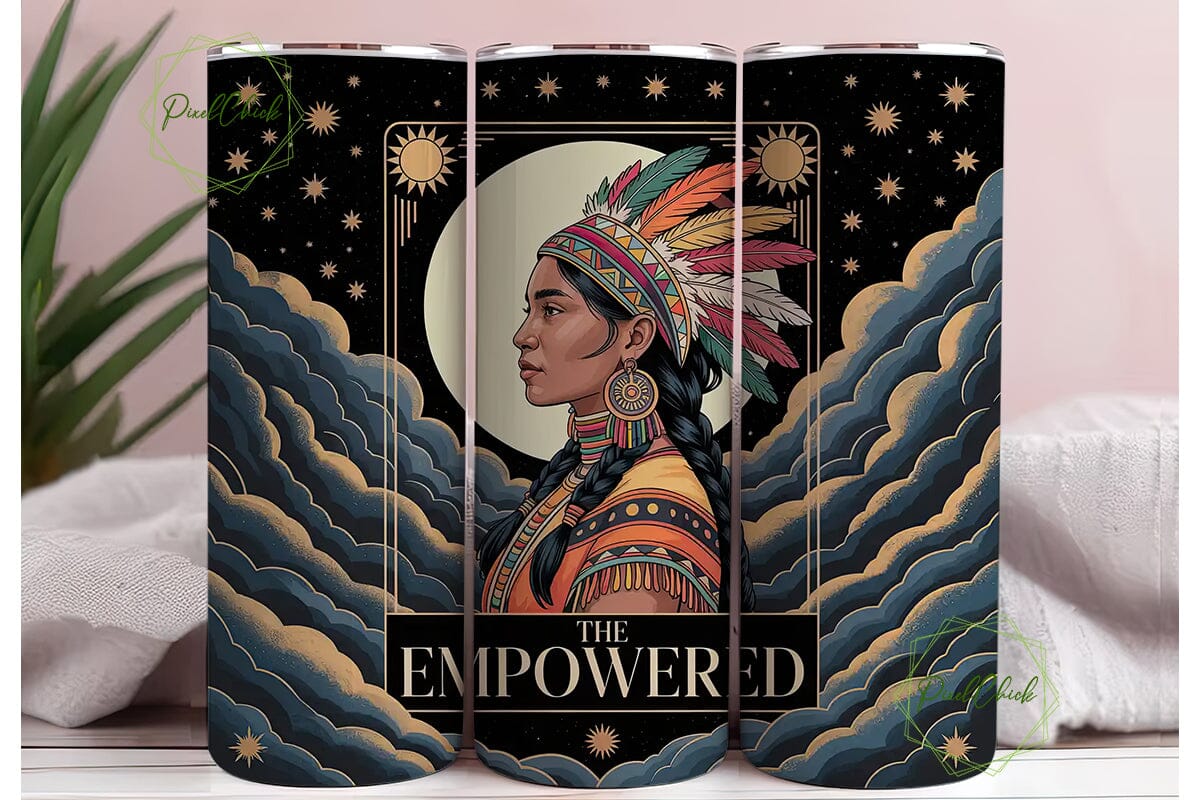 Empowered Woman 20oz Tumbler Wrap - Image 3