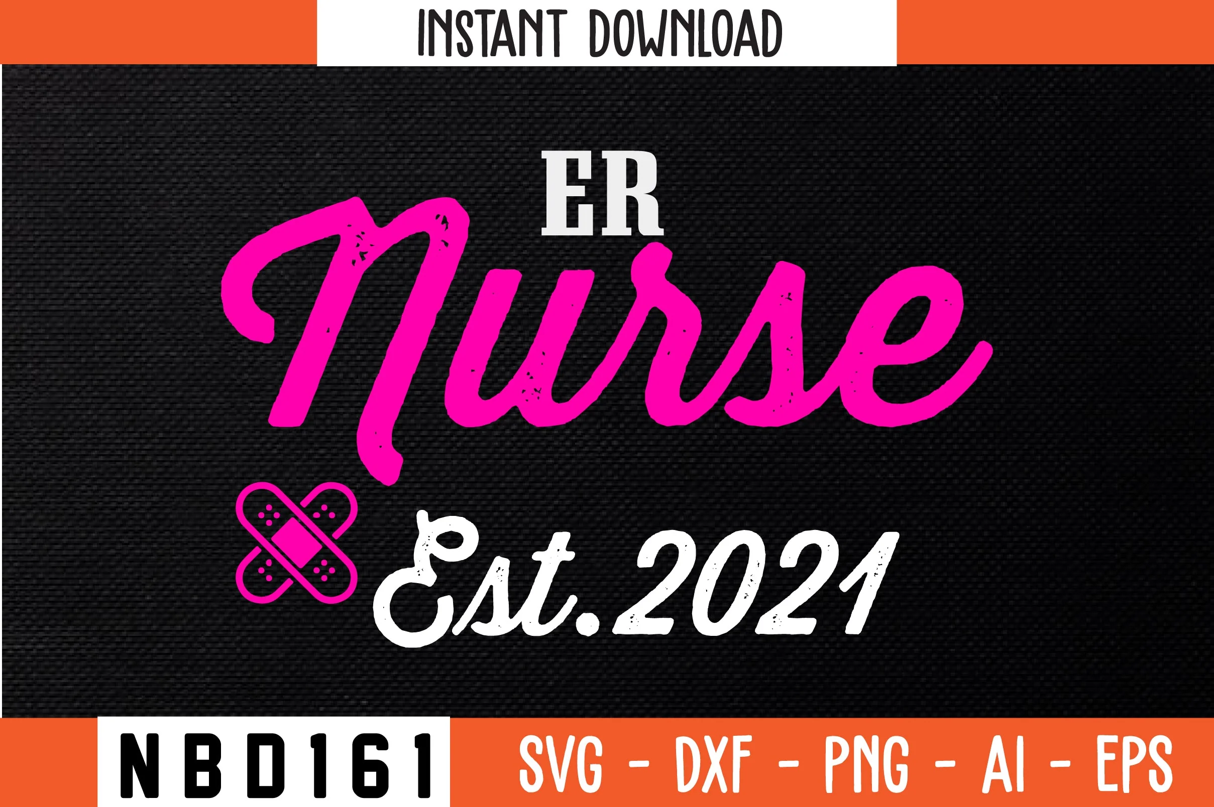 er nurse est.2021 Svg Design