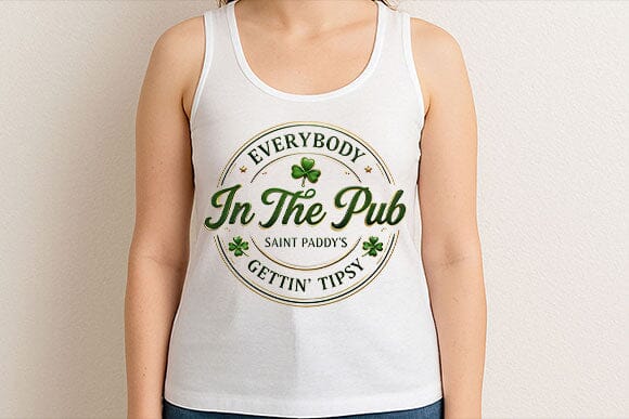 Everybody In The Pub PNG St Patrick’s Day Sublimation Design - Image 3
