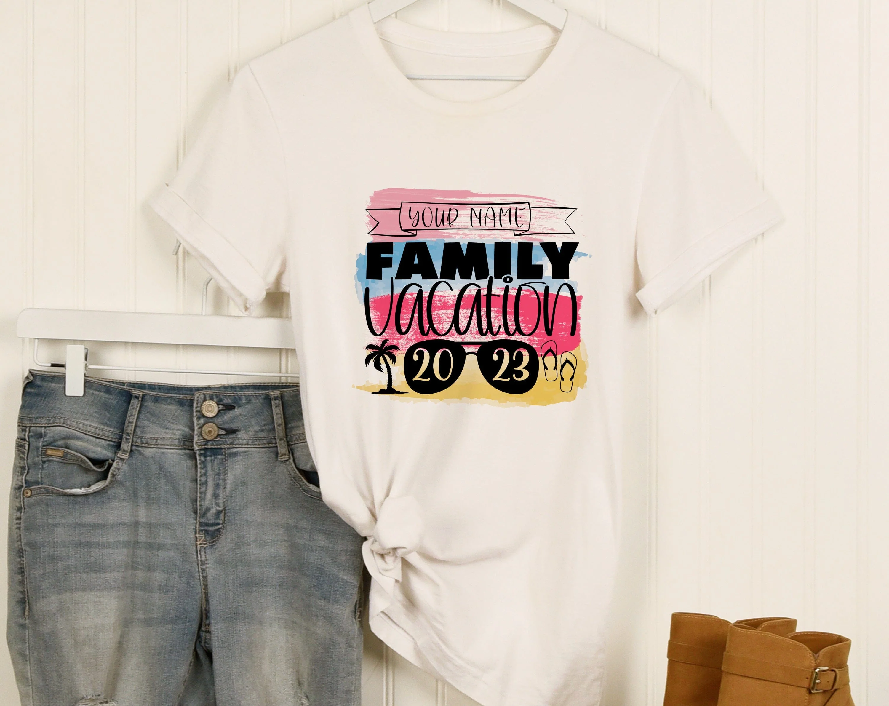 Family Trip 2023 Sublimation Designs Bundle, 6 Family Trip PNG Files, Family Trip Cheaper Than Therapy PNG, Family Vacation 2023 PNG - Image 6