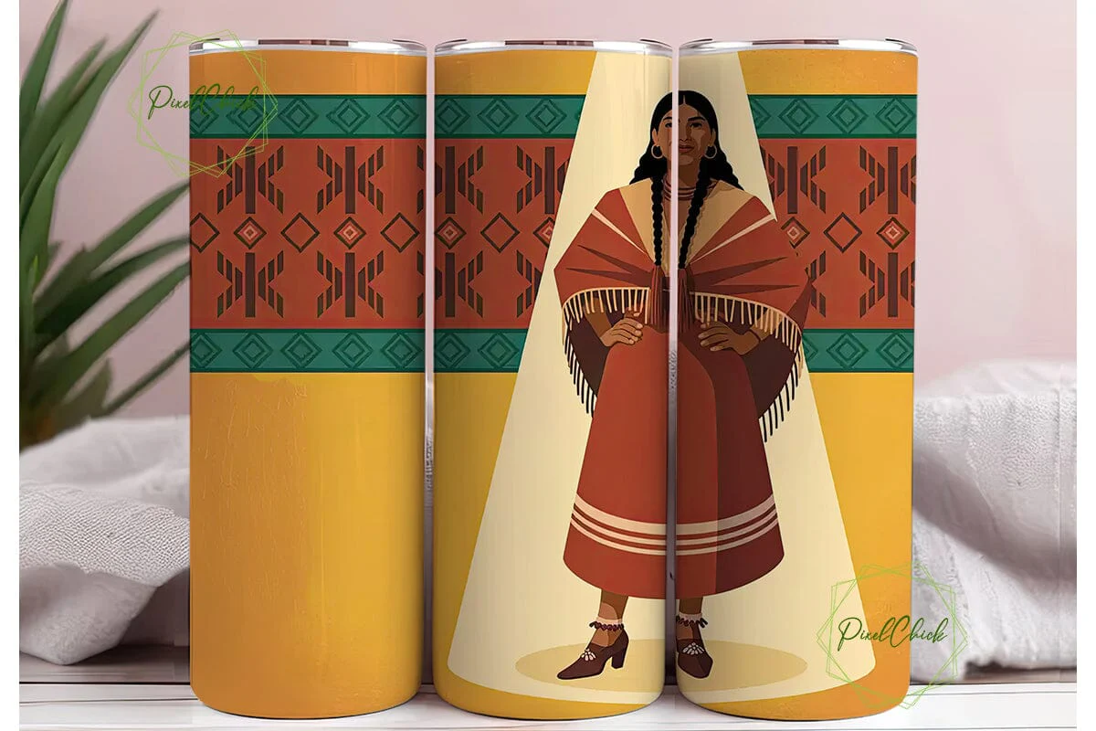 Fancy Shawl Tumbler Wrap - Image 3