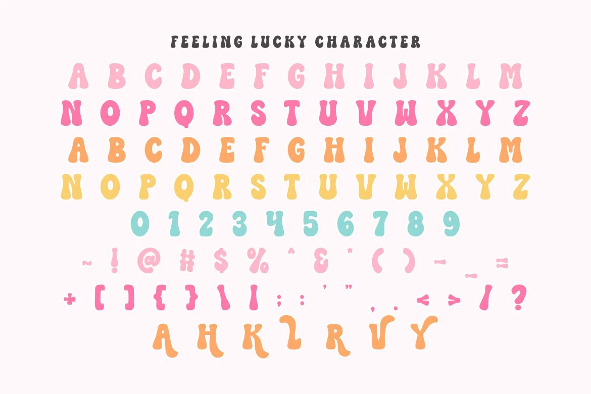 Feeling Lucky - Retro Groovy Font - Image 6