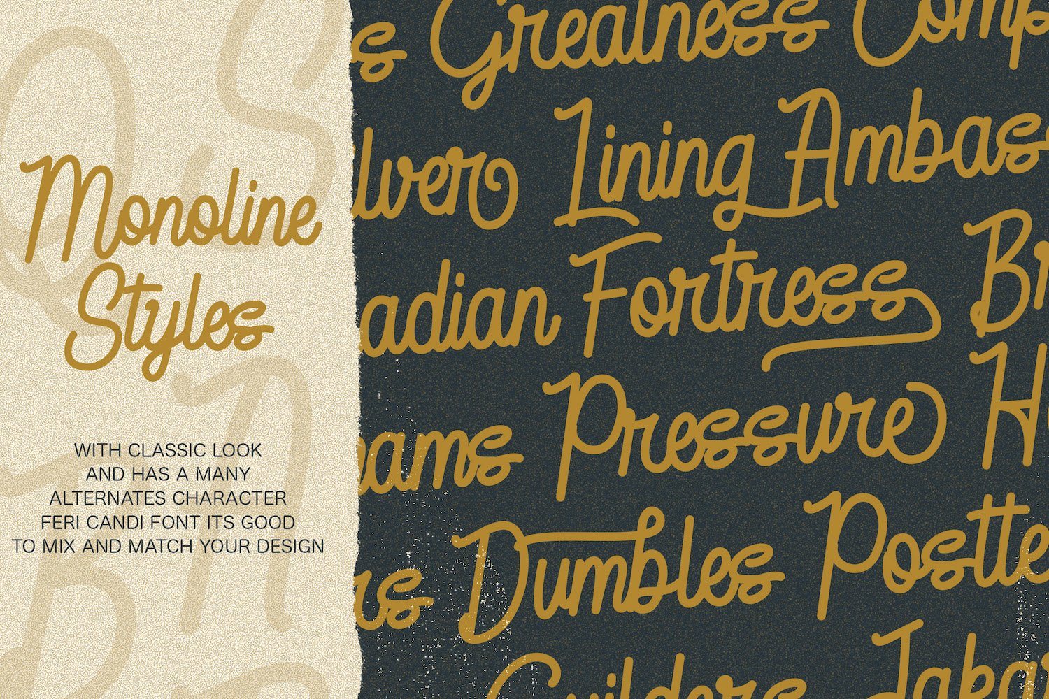 Feri Candi - Monoline Script Font - Image 9