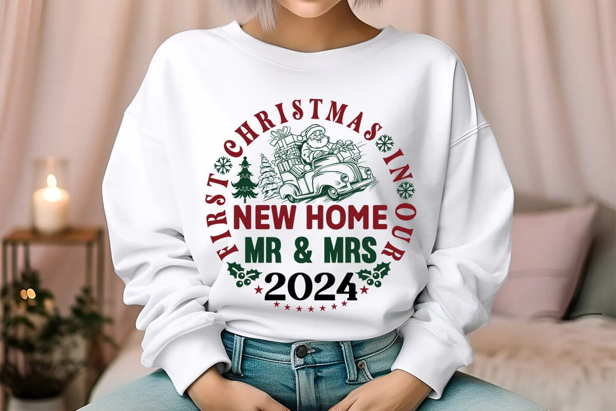 First Christmas In Our New Home Mr & Mrs 2024 - Image 5