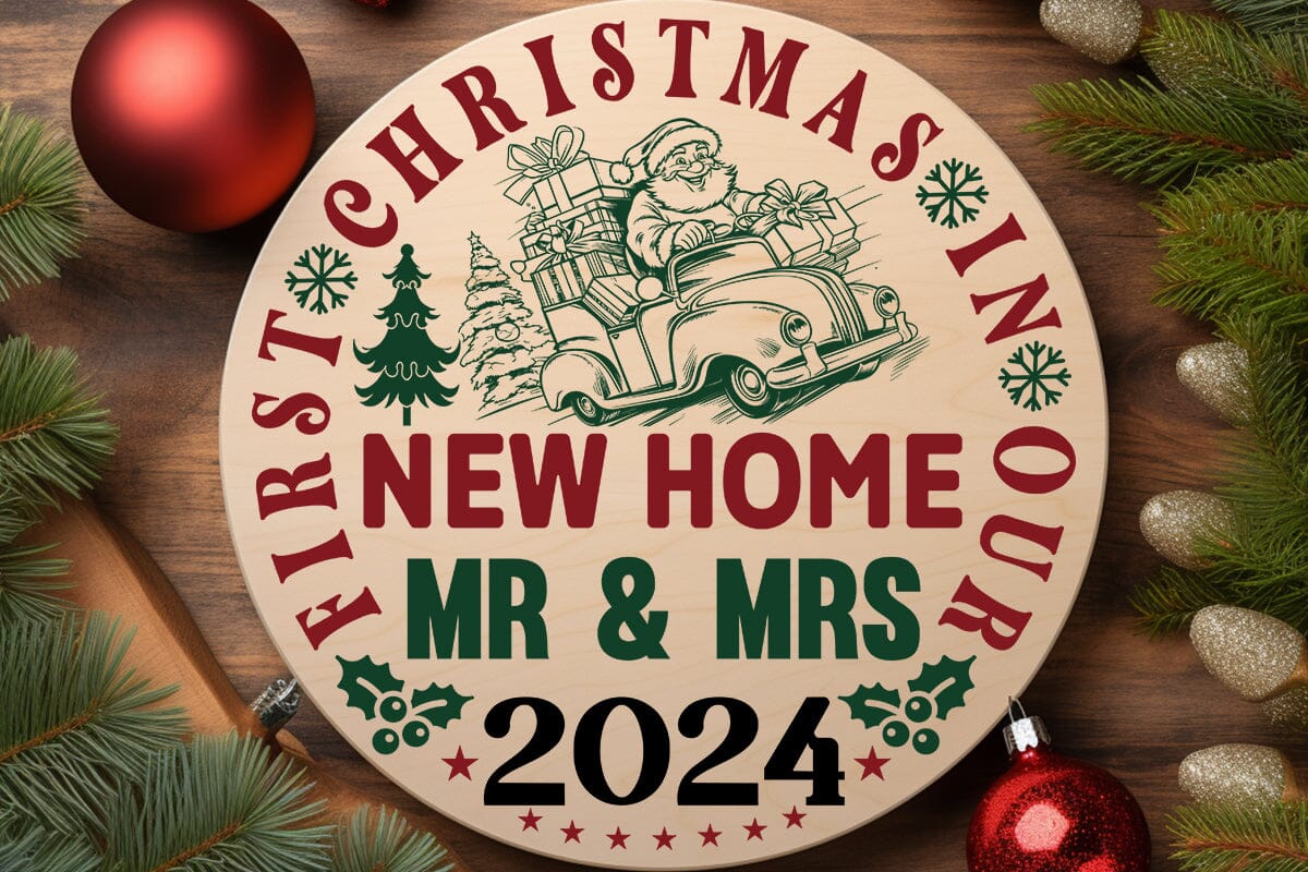 First Christmas In Our New Home Mr & Mrs 2024 - Image 6