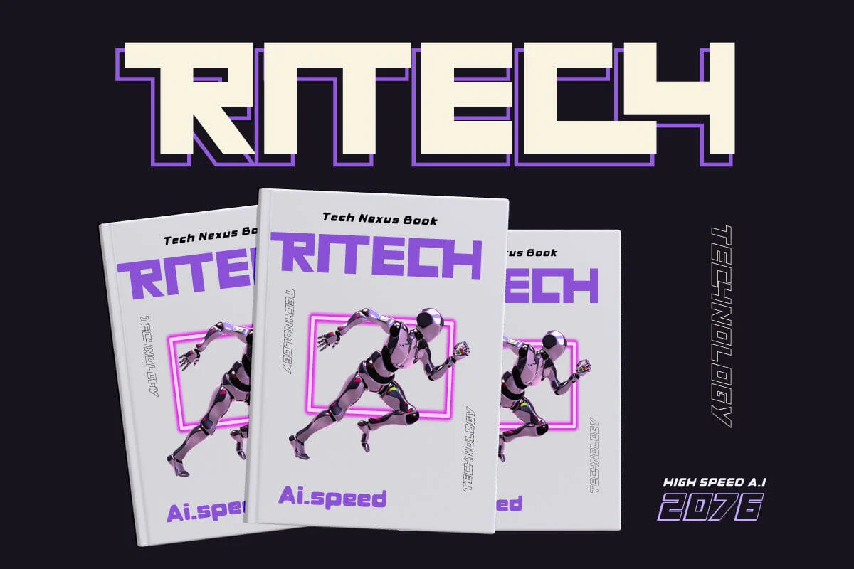 Flasty - Futuristic Font - Image 4