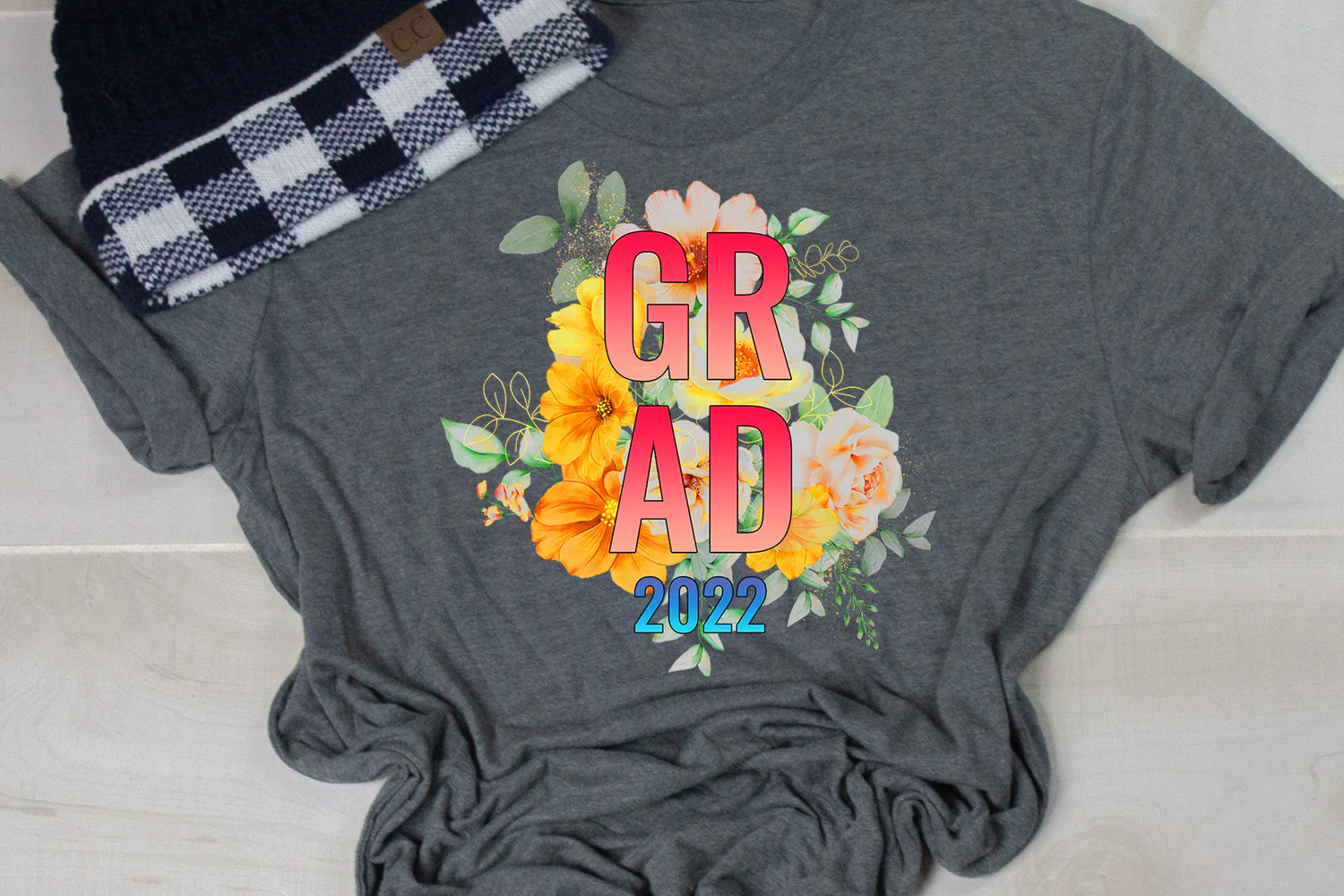 Floral Graduate 2022 Sublimation I Graduation 2022 Sublimation - Image 3