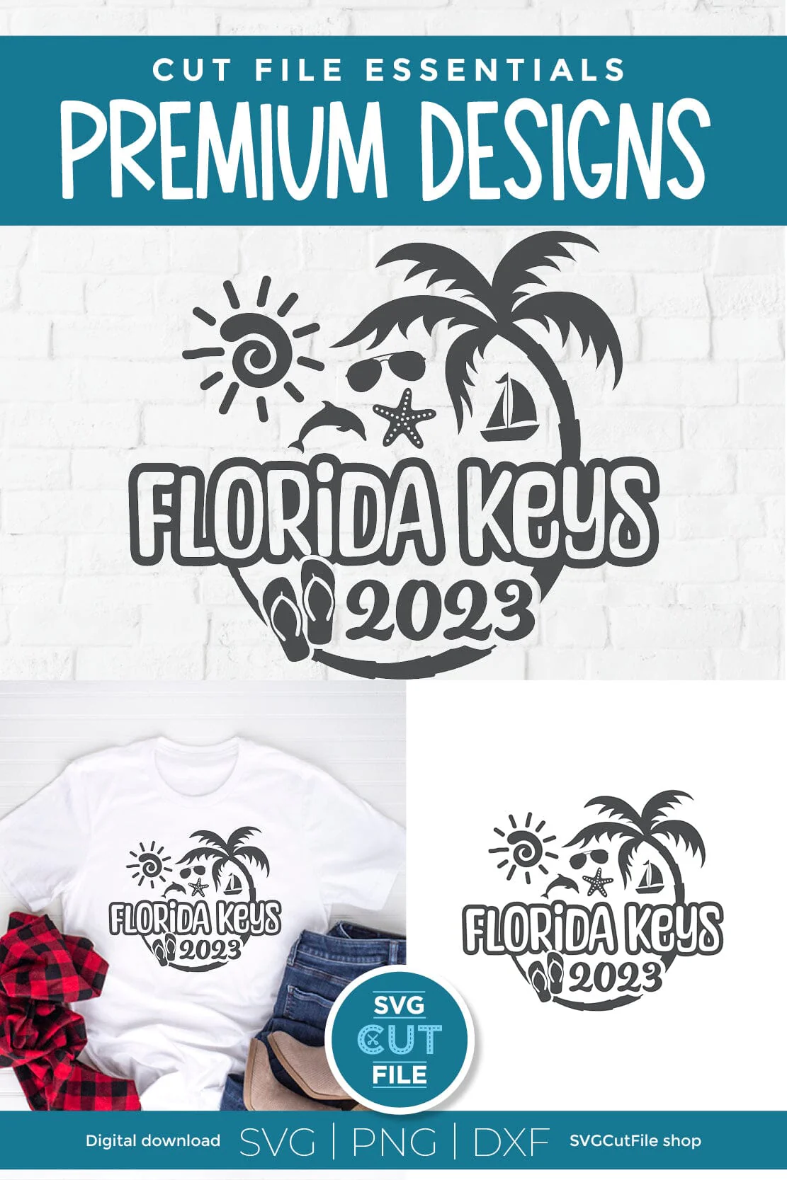 Florida Keys svg - Great for a 2023 Florida Vacation or Trip - Image 2