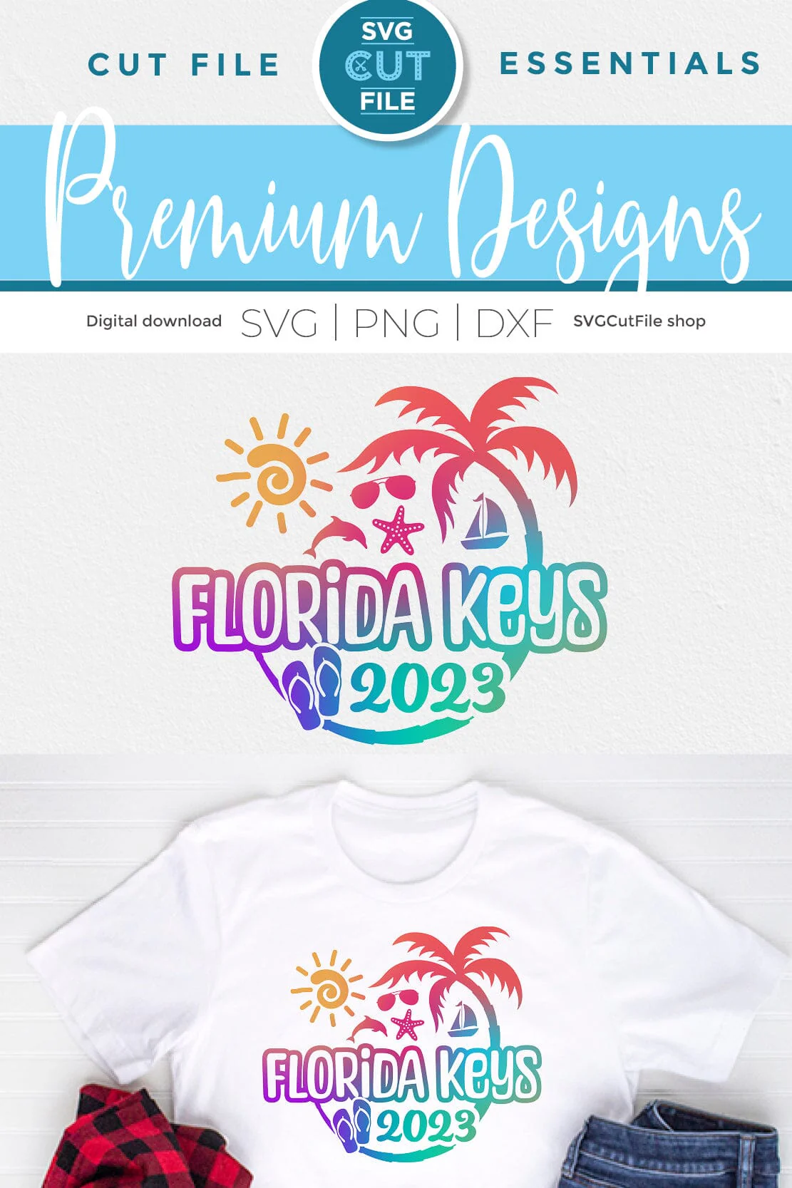 Florida Keys svg - Great for a 2023 Florida Vacation or Trip - Image 4