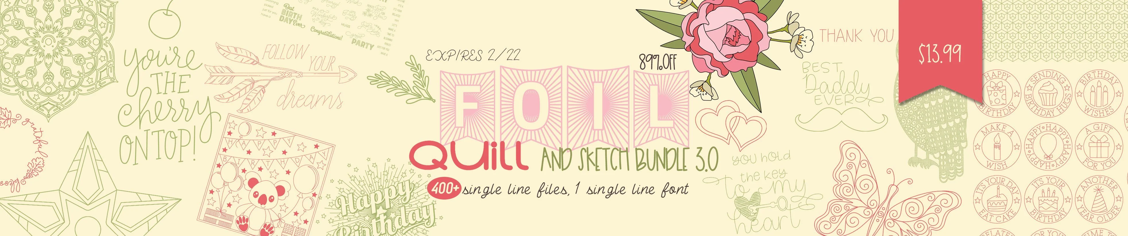 Foil Quill & Sketch SVG Bundle 3.0 - Image 2