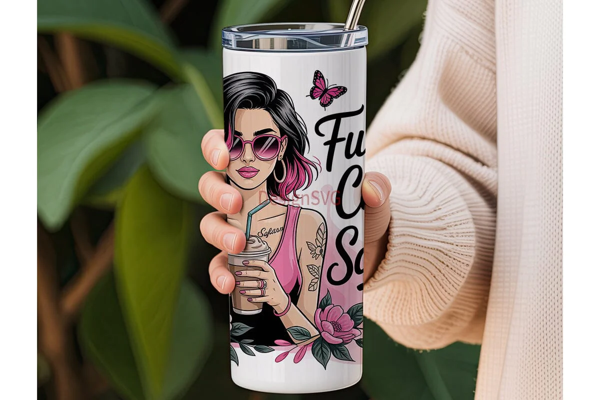 Fueled by Coffee 20oz Tumbler Wrap - Image 3