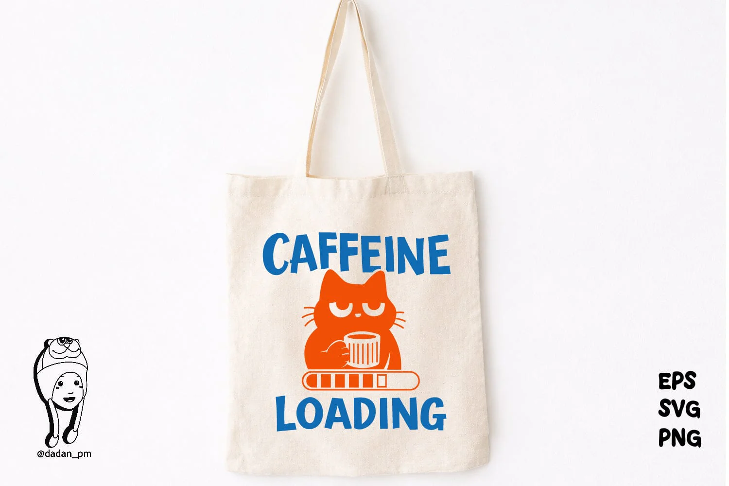 Funny Coffee Cat Caffeine Loading - Image 2
