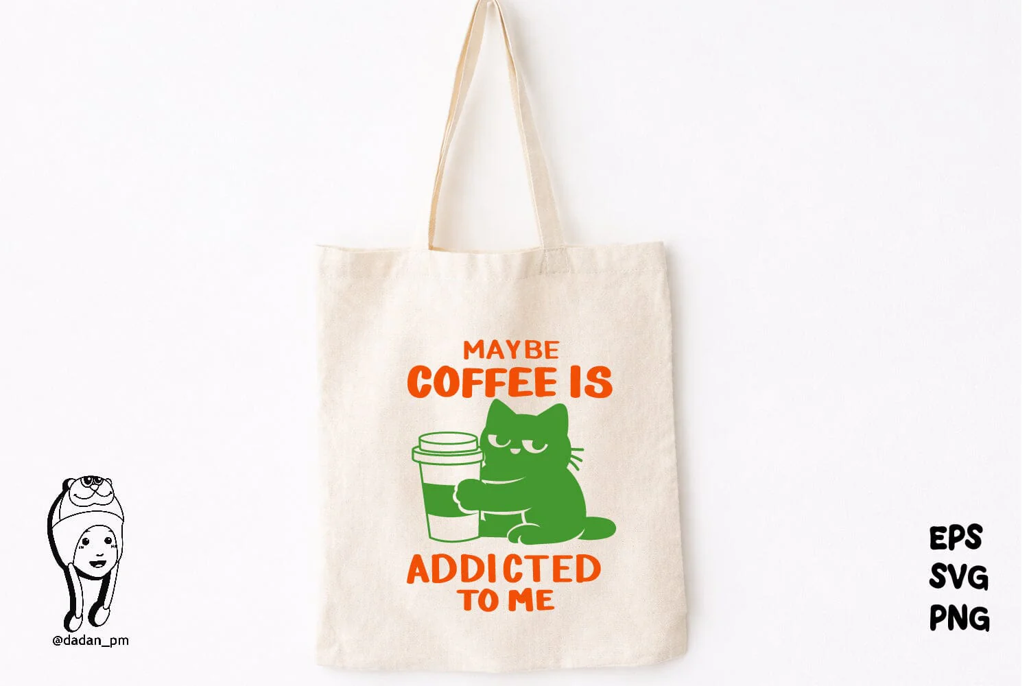 Funny Coffee Love Cute Cat may be coffee is addicted to me - Image 2