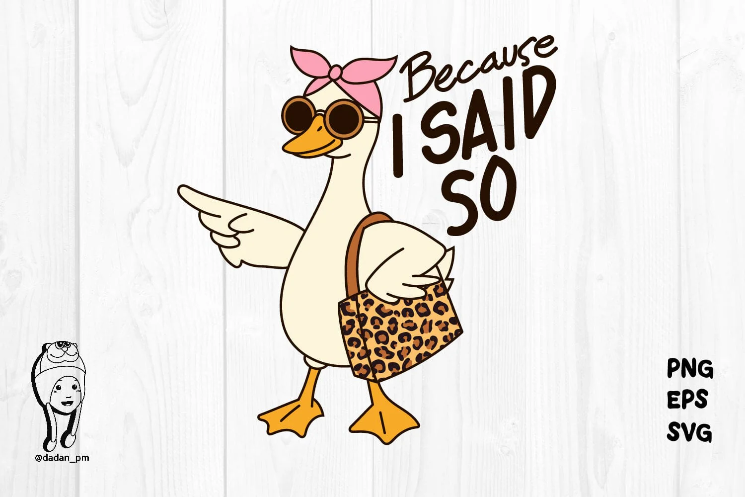 Funny Mama Goose Mom Sassy Mother's Day eps svg png