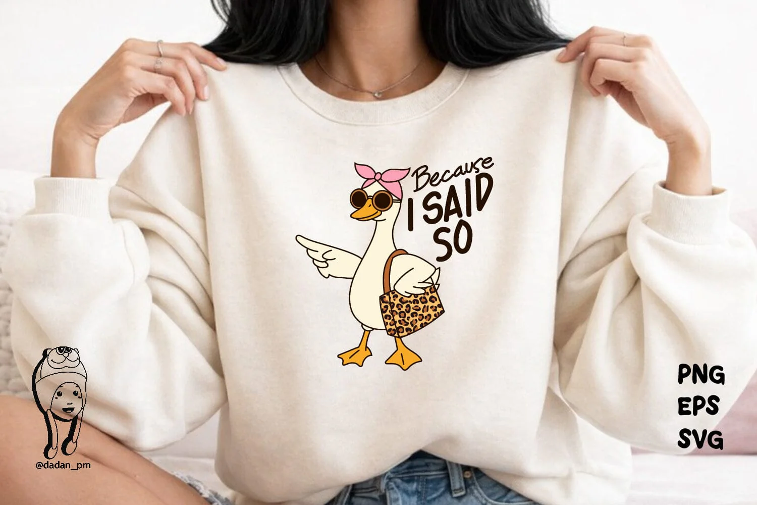 Funny Mama Goose Mom Sassy Mother's Day eps svg png - Image 3
