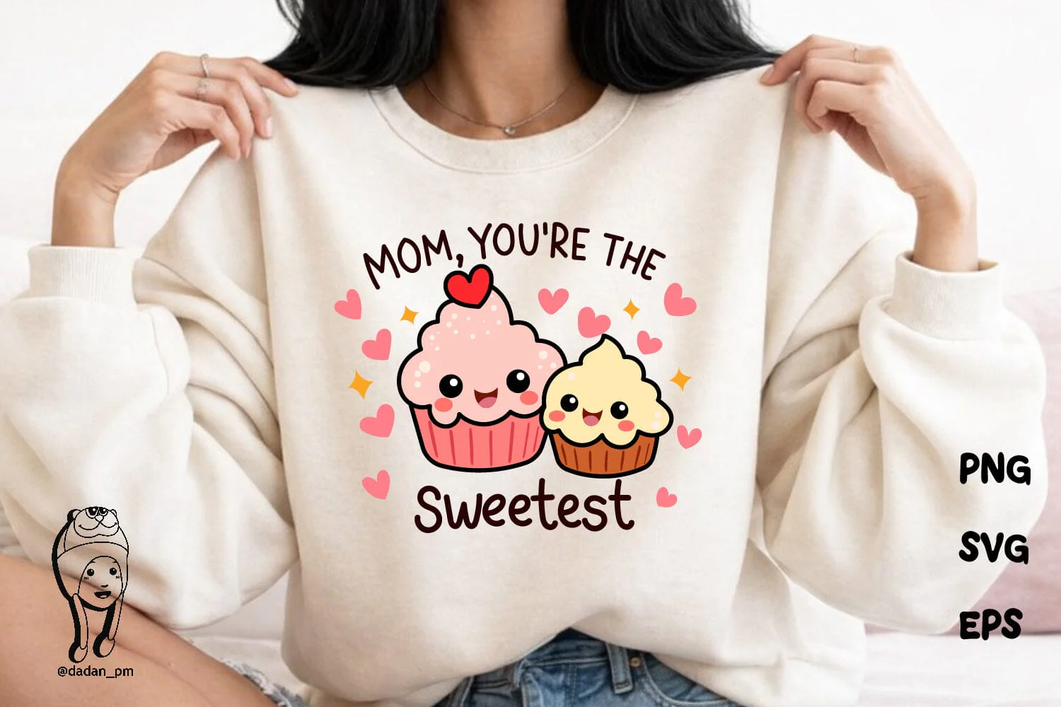 Funny Mama Mother's Day Mom Pun Cupcake - Image 3