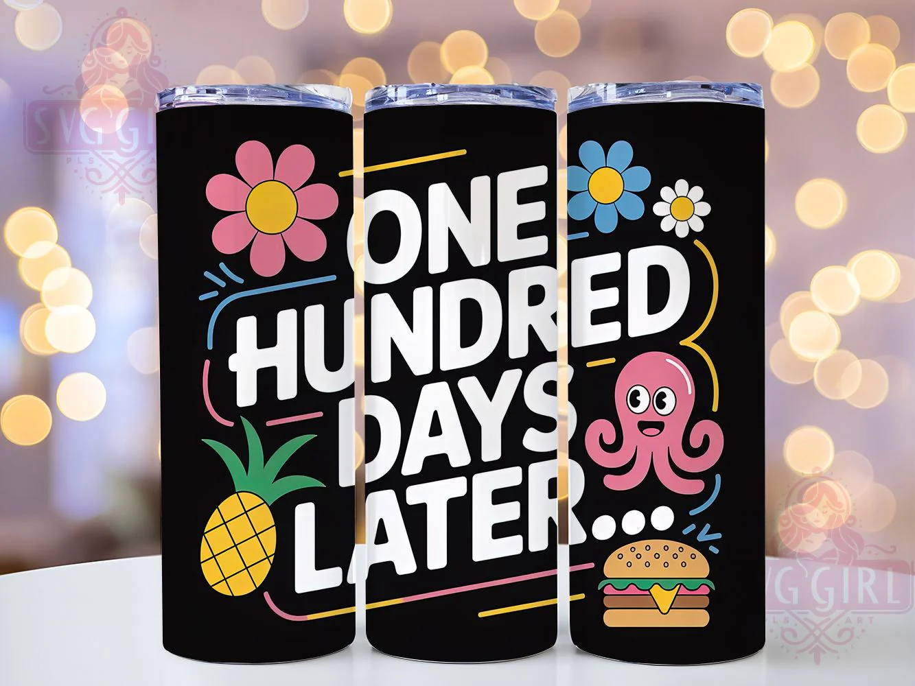 Funny Ocean Cartoon Tumbler, Sea Theme, Ocean Style, Nautical Design, Playful Artwork, 20Oz Tumbler, Sublimation Wrap