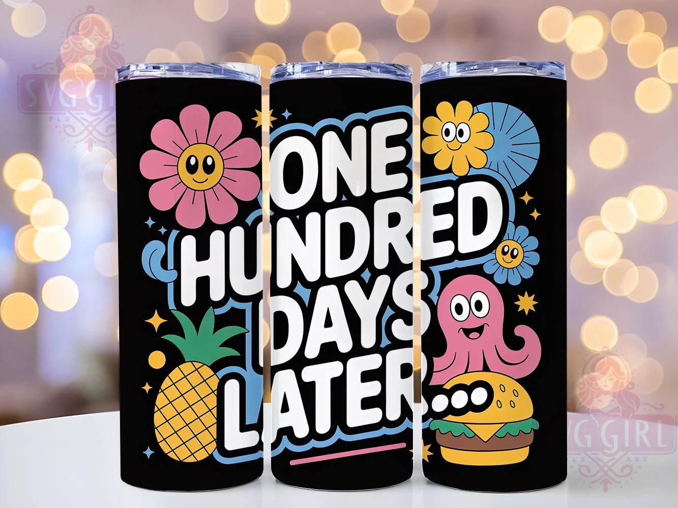 Funny Ocean Cartoon Tumbler, Sea Theme, Ocean Style, Nautical Design, Playful Artwork, 20Oz Tumbler, Sublimation Wrap