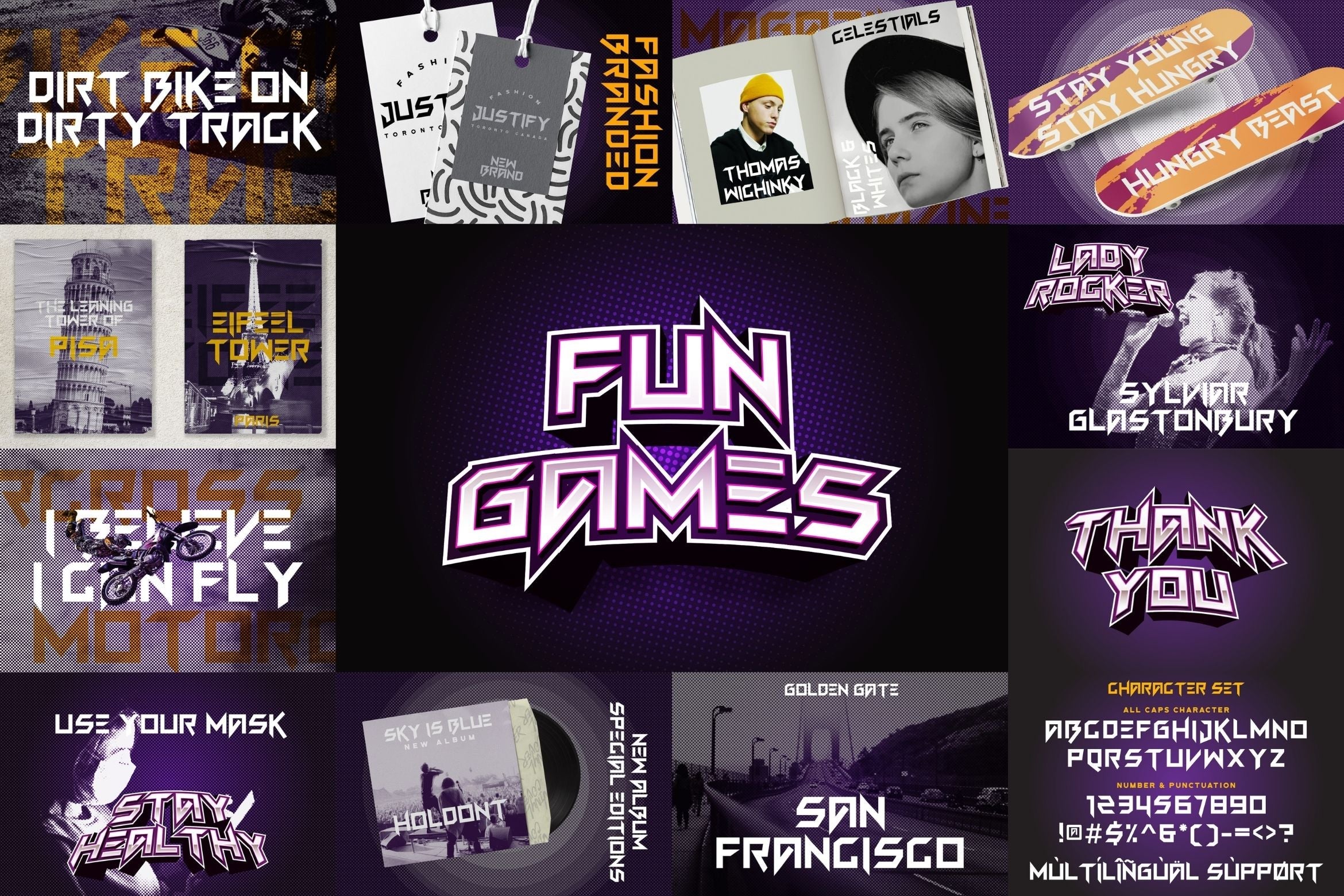 Futuristic Sans Font Bundle - Image 3
