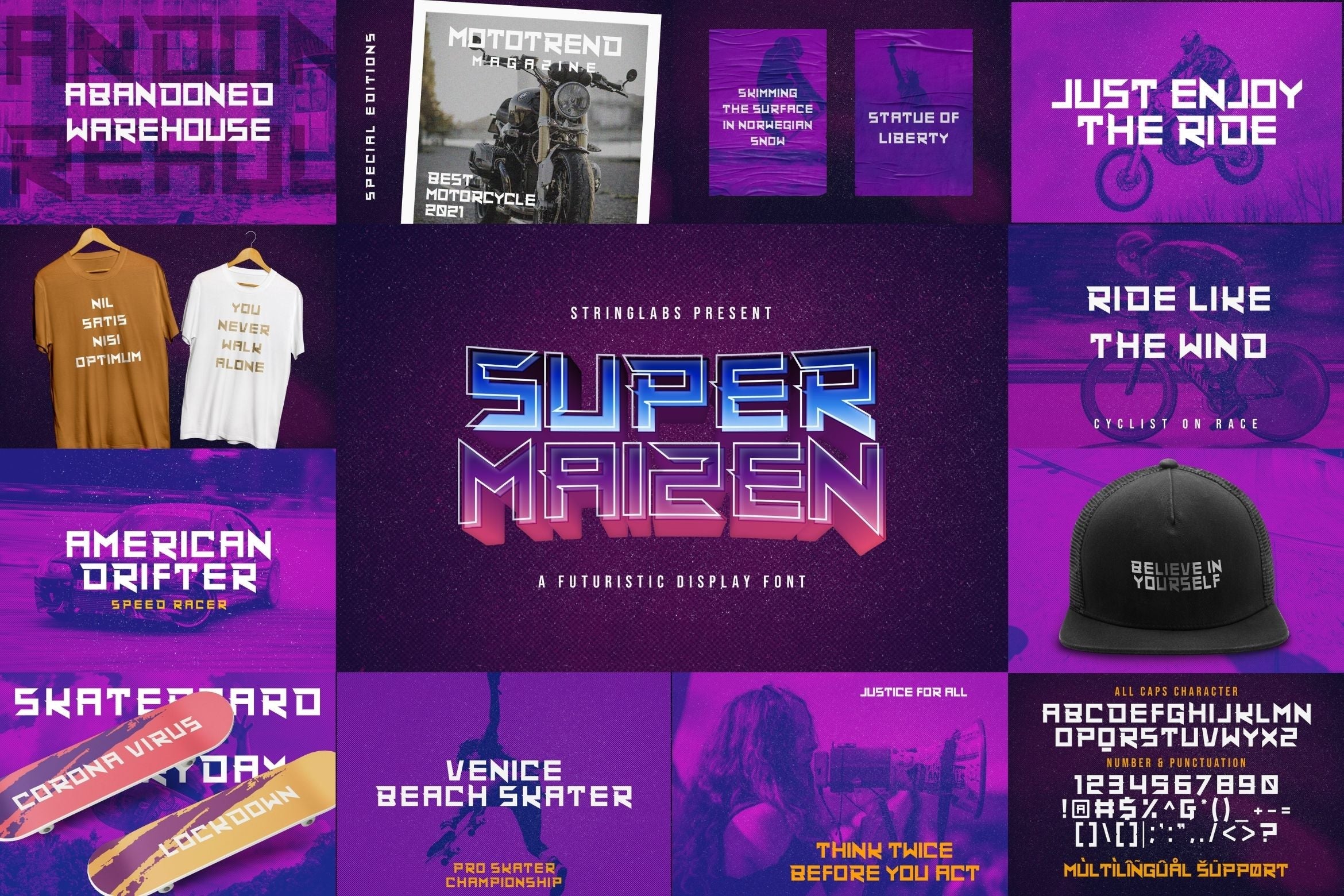 Futuristic Sans Font Bundle - Image 6