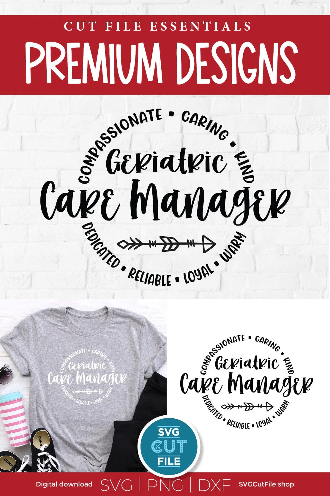 Geriatric Care Manager svg, elder care worker svg, manager of care, Nurses Week, Nurse Appreciation, Caregiver, Care SVG, svg dxf png - Image 4
