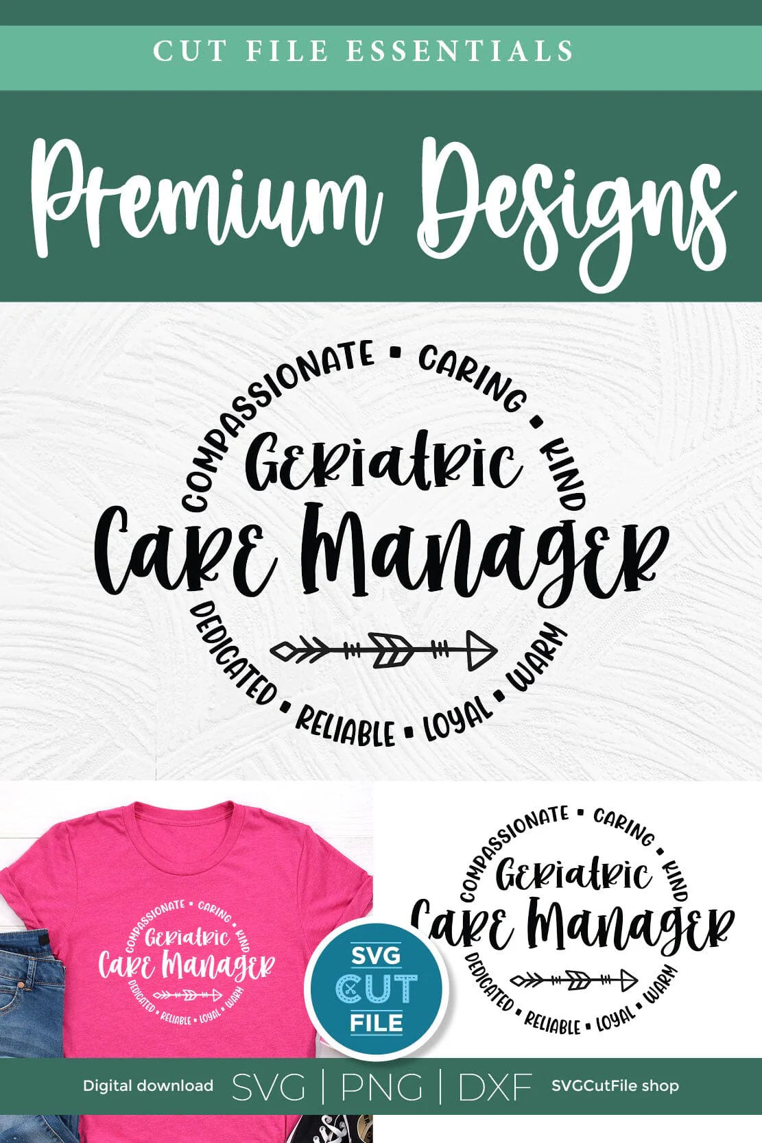 Geriatric Care Manager svg, elder care worker svg, manager of care, Nurses Week, Nurse Appreciation, Caregiver, Care SVG, svg dxf png - Image 5