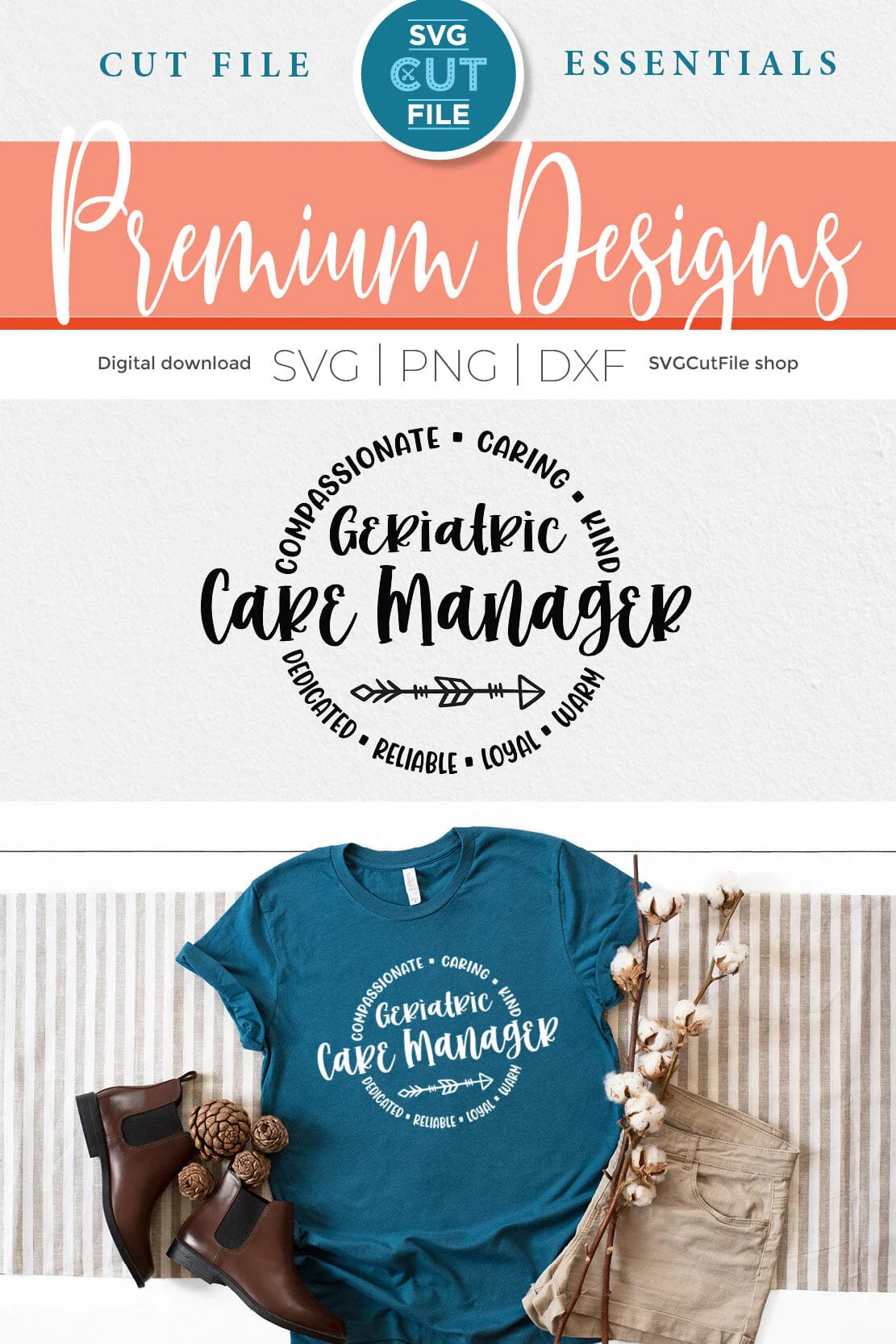 Geriatric Care Manager svg, elder care worker svg, manager of care, Nurses Week, Nurse Appreciation, Caregiver, Care SVG, svg dxf png - Image 6