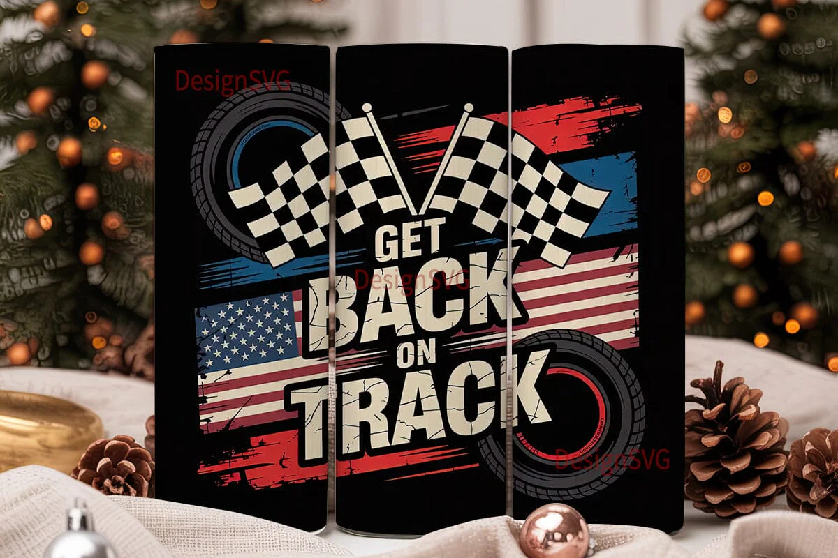 Get Back on Track Tumbler Wrap - Image 2