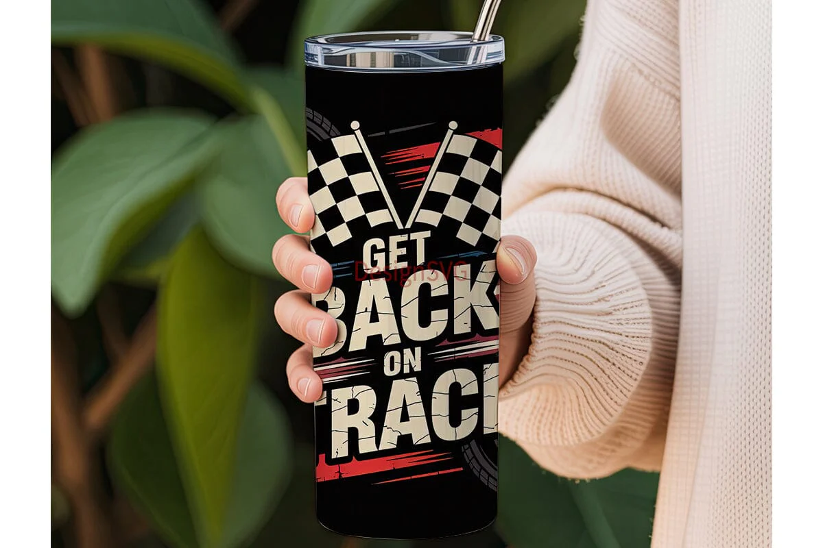 Get Back on Track Tumbler Wrap - Image 3