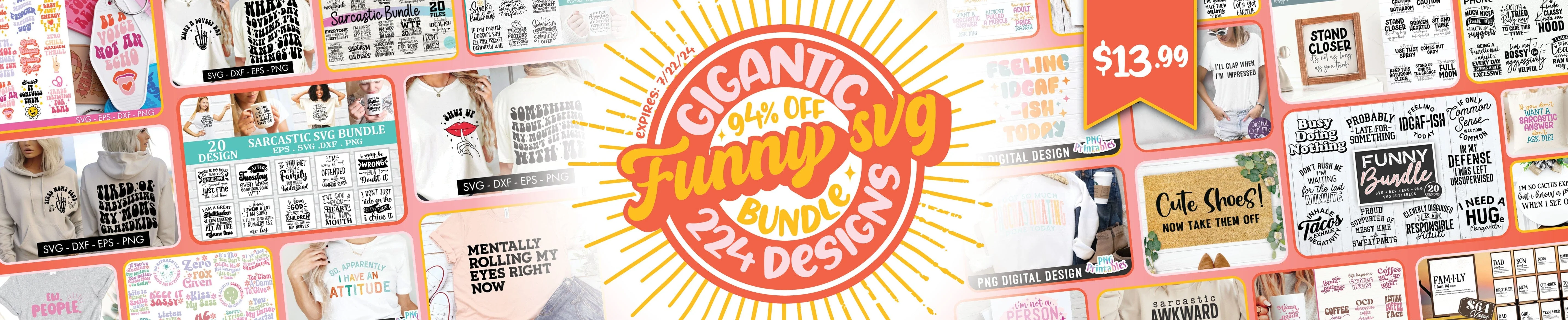 Gigantic Funny SVG Bundle - Image 2