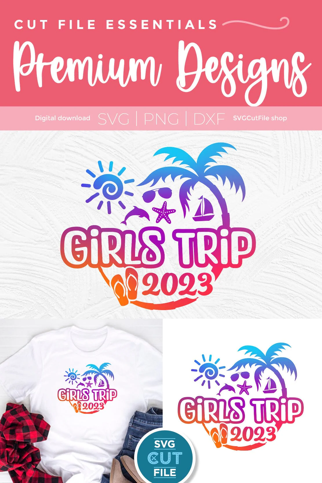 Girls Trip Vacation or Trip Design-2023 Girls Trip svg - Image 3
