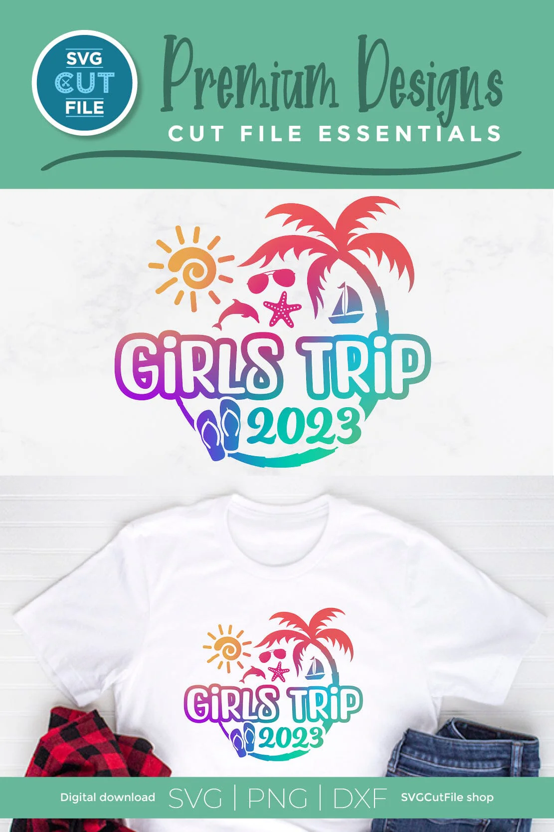 Girls Trip Vacation or Trip Design-2023 Girls Trip svg - Image 6
