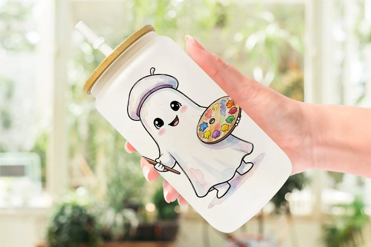 Glass Can Creative Art Teacher Ghost - Image 6