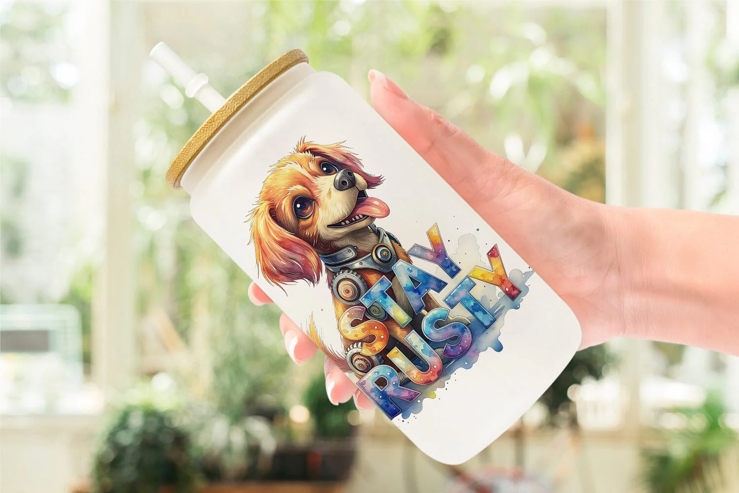 Glass Can Cute Vintage Robot Quotes - Image 6