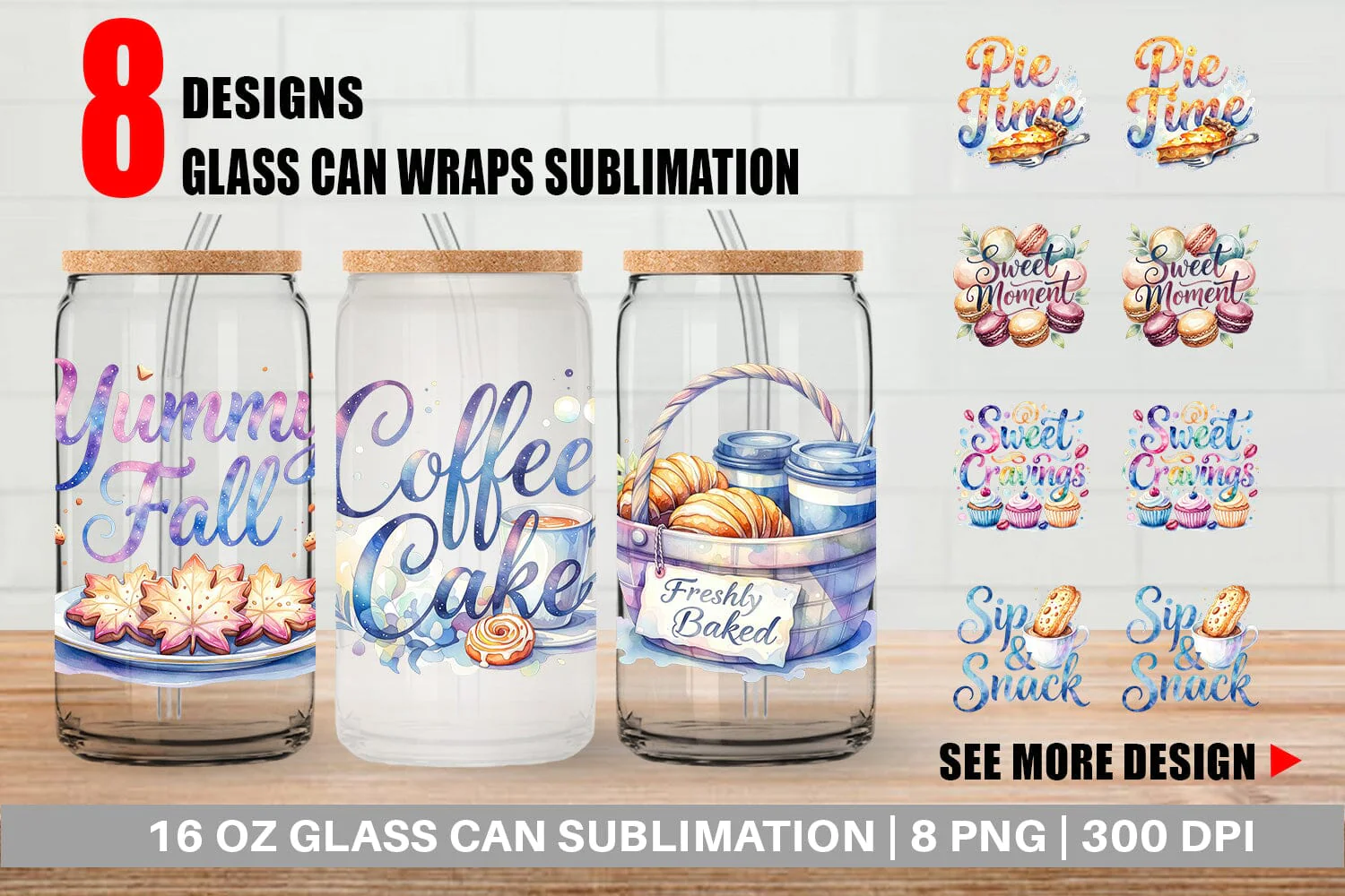 Glass Can Fall Bakery & Coffee Quotes