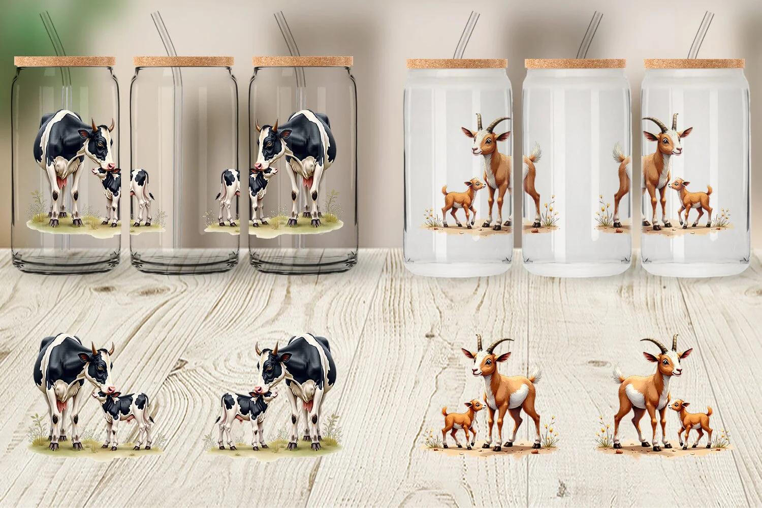 Glass Can Farmyard Babies - Image 2