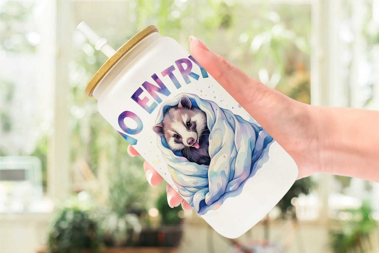 Glass Can Lazy Cute Animals - Image 6