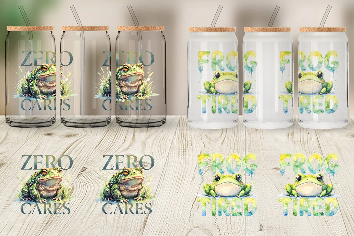 Glass Can Lazy Frog Zen - Image 5