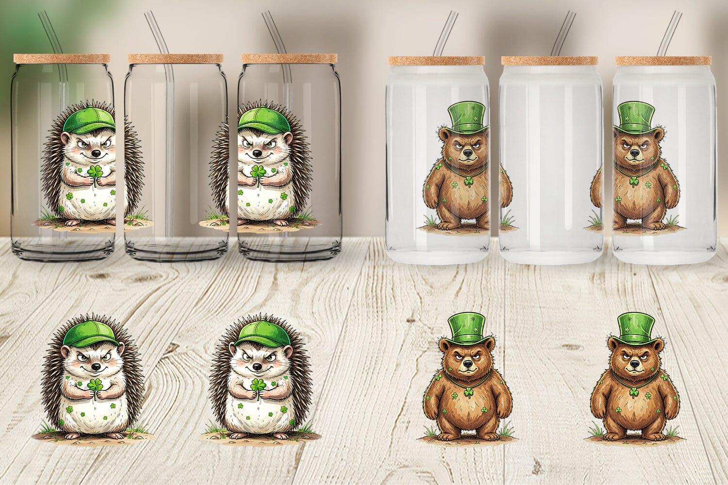 Glass Can Lucky St Patricks Animal - Image 3