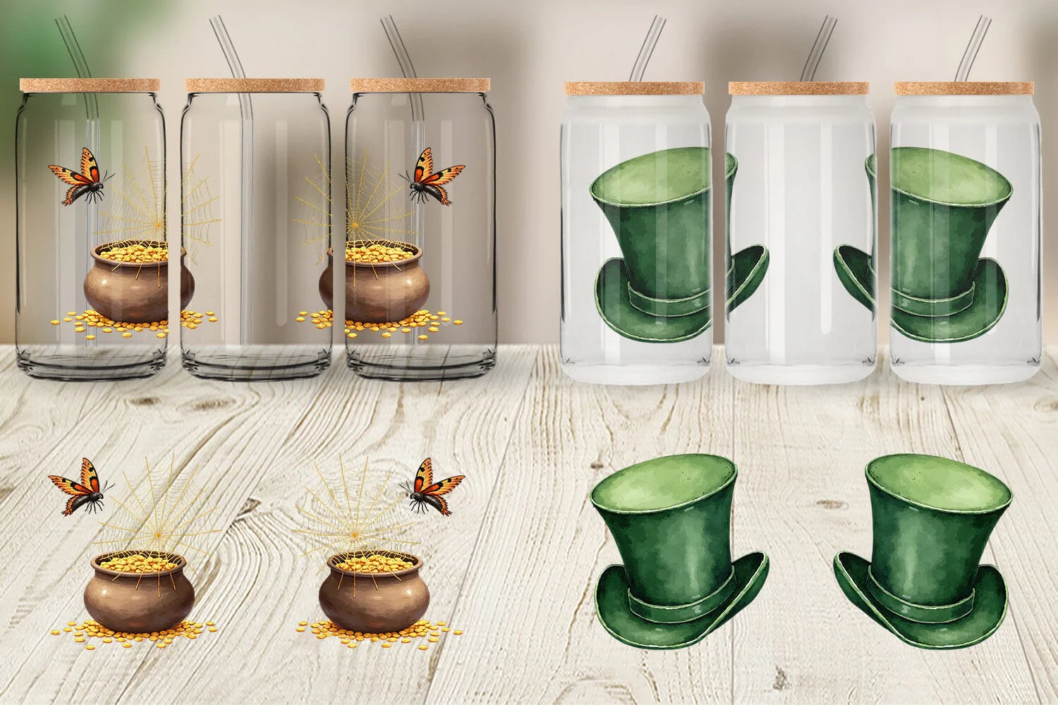 Glass Can Unlucky Charms Retro - Image 3