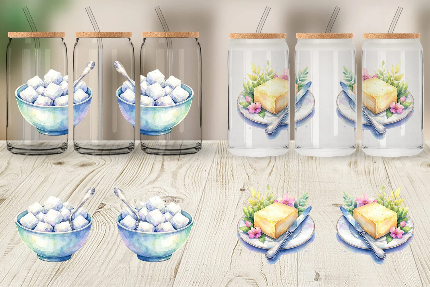 Glass Can Watercolor Baking Essentials - Image 3