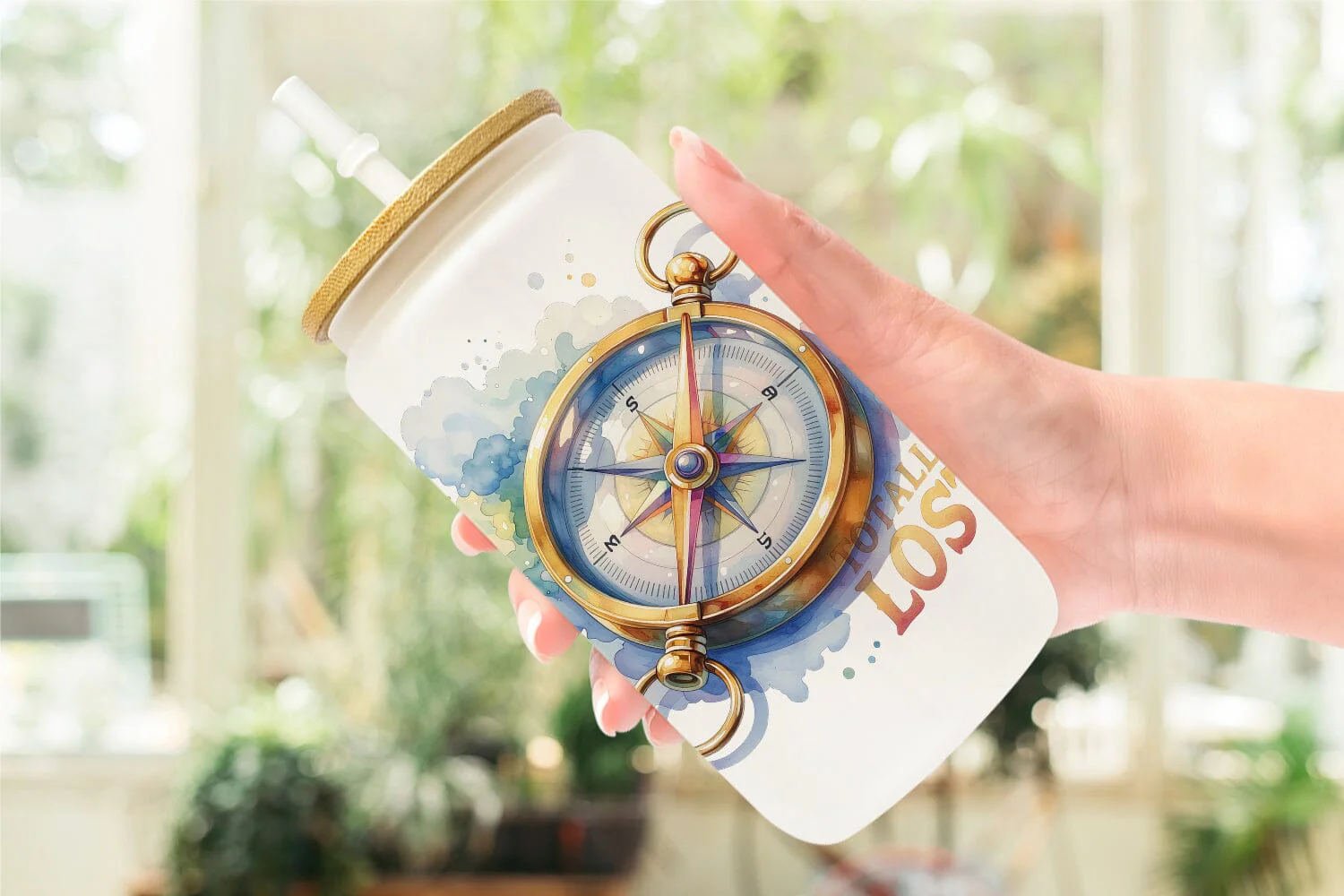 Glass Can Watercolor Cynical Travel And Hiking Art - Image 6