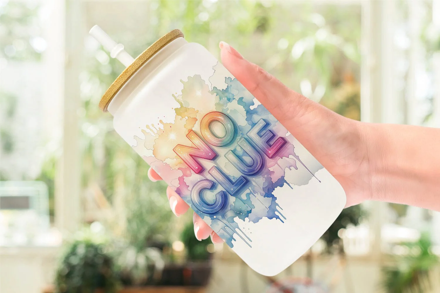 Glass Can Watercolor Sarcastic Wanderlust Quotes - Image 6