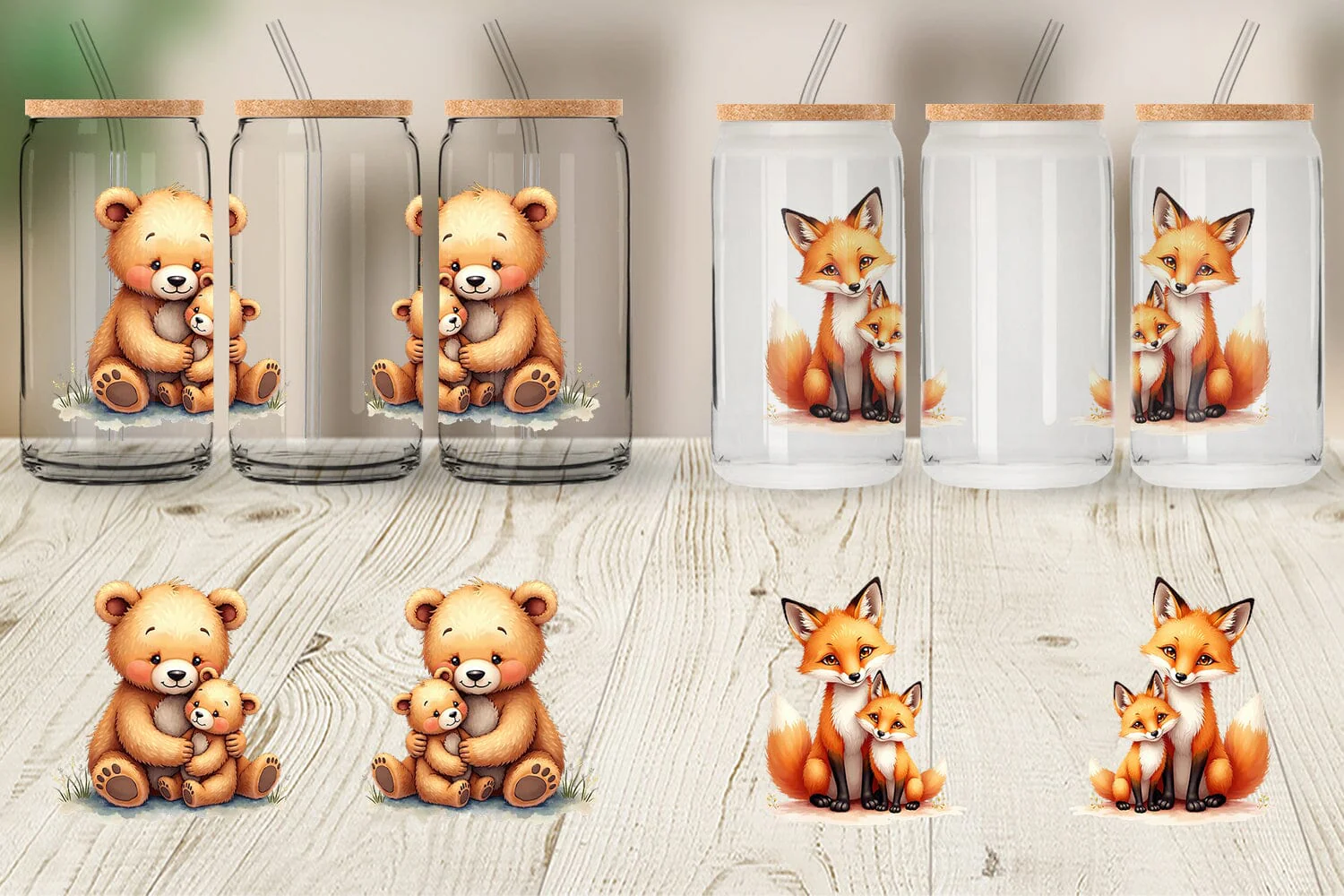 Glass Can Woodland Babies - Image 3