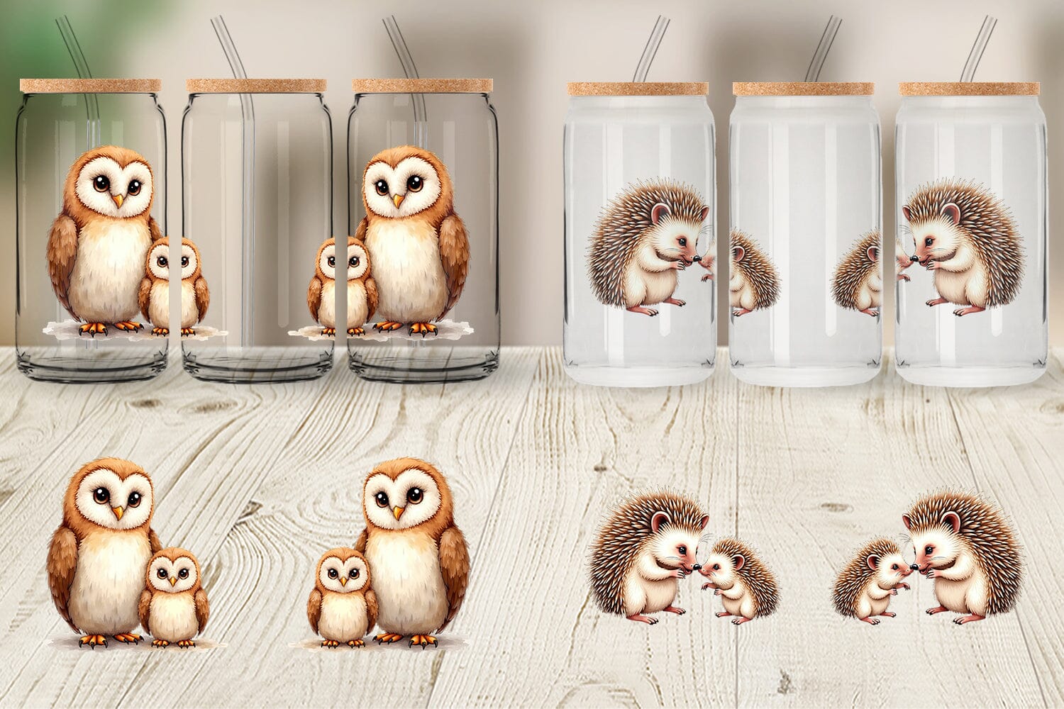 Glass Can Woodland Babies - Image 4
