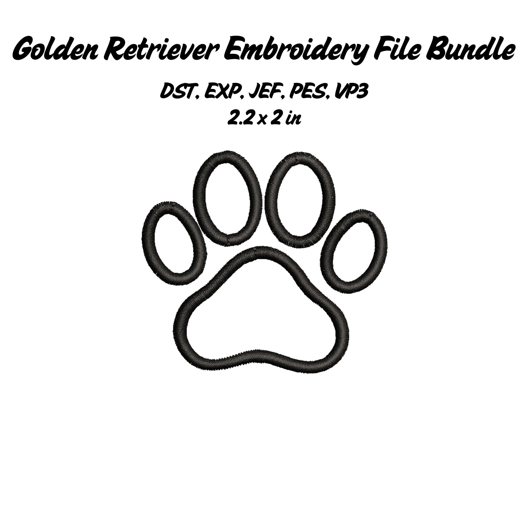 Golden Retriever Embroidery Set - Image 4
