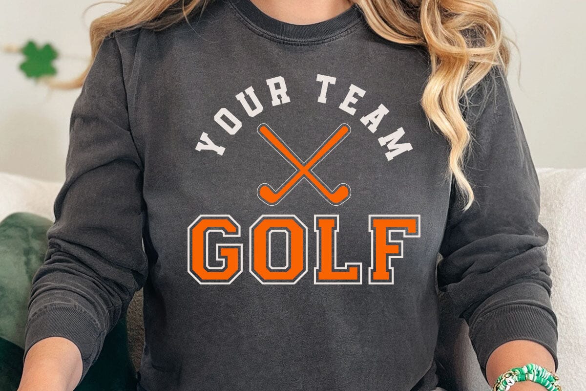 Golf Team SVG, Shirt Template, Cricut Silhouette Svg - Image 5